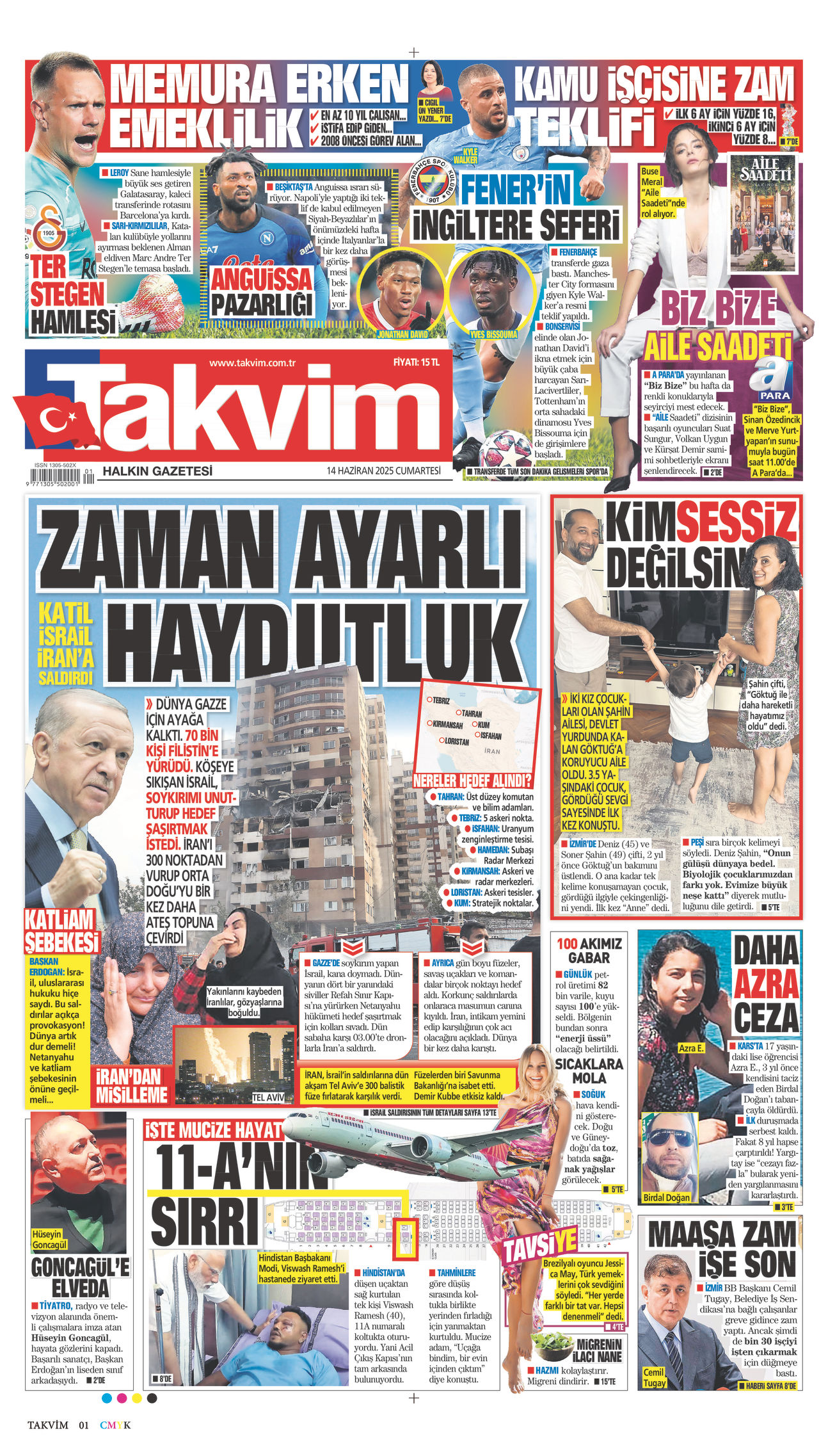 Takvim gazetesi oku